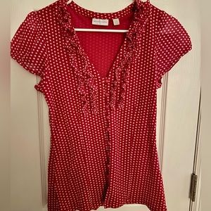 Pink Polka Dot Shirt